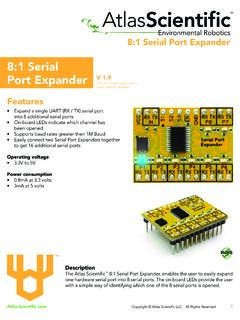 8:1 Serial Port Expander V 1 - Atlas Scientific