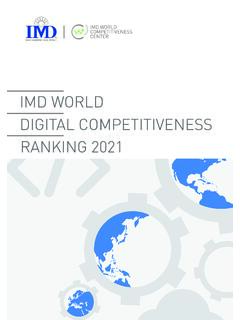 IMD WORLD DIGITAL COMPETITIVENESS RANKING 2021 …