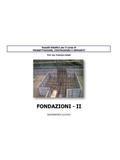 FONDAZIONI - II - PCI