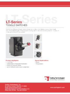 LT-Series - Carling Tech