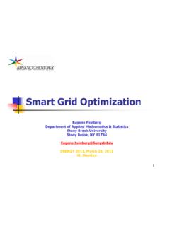 Smart Grid Optimization - IARIA