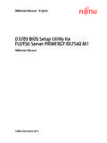 D3289 BIOS Setup Utility for FUJITSU Server …