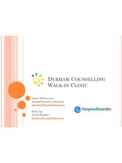 Durham Counselling Walk-in Clinic