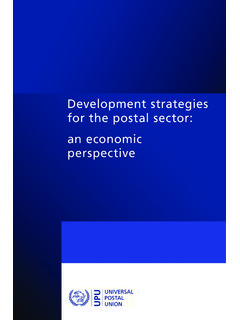 Development strategies for the postal sector: an …