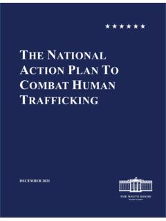 THE NATIONAL ACTION PLAN TO COMBAT HUMAN …