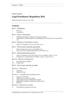 Legal Practitioners Regulations 2014