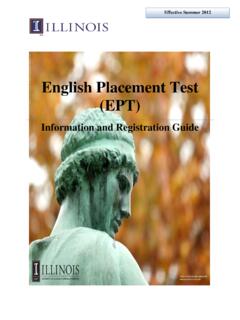 English Placement Test (EPT) - University of Illinois ...
