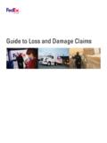 Guide to Loss and Damage Claims - FedEx