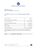 Guideline on quality of oral modified release products