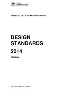 DESIGN STANDARDS 2014 - Housing NSW