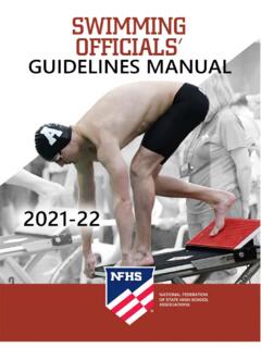 2021-22 Swimming Officials Guidelines Manual FINAL