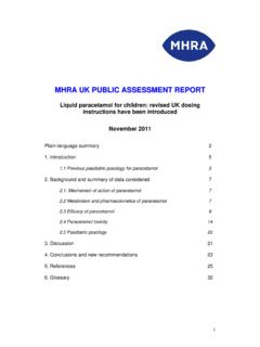 MHRA UK PUBLIC ASSESSMENT REPORT