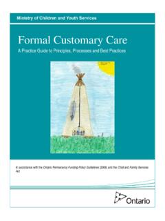 Customary Care Guide - Ontario