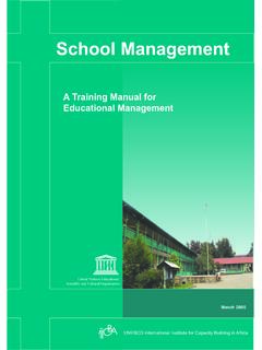School Management - UNESCO