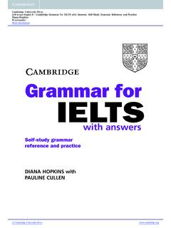 Grammar for IELTS - Cambridge University Press