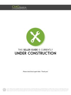 THIS SELLER GUIDE IS CURRENTLY UNDER CONSTRUCTION  …