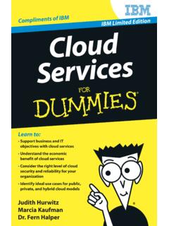Cloud Services For Dummies, IBM Limited Edition