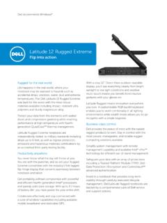 Latitude 12 Rugged Extreme - Dell