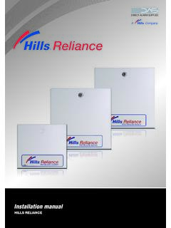 Reliance Manual for R8 R12 R128 - Hills