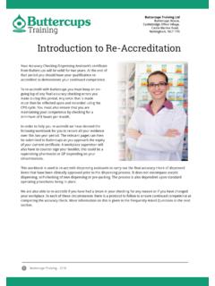 Introduction to Re-Accreditation