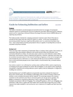 Guide for Estimating Infiltration and Inflow, June 2014