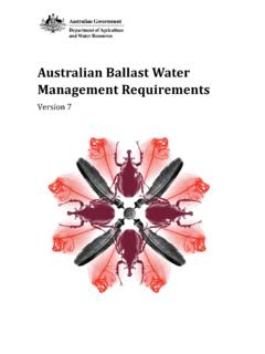 Australian Ballast Water Management Requirements