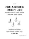 Night Combat in Infantry Units - 2ndbn5thmar.com