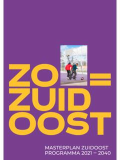 MASTERPLAN ZUIDOOST PROGRAMMA 2021 - Amsterdam …