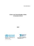 culture mental health ha&#239;ti eng - World Health Organization