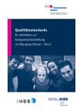 Qualit&#228;tsstandards - kompetenzen-foerdern.de