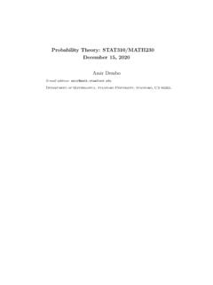 Probability Theory: STAT310/MATH230 September 3,2016
