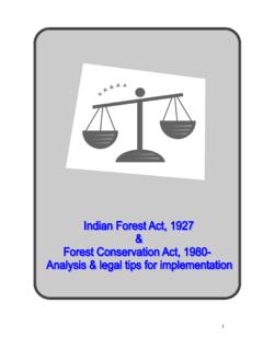 INDIAN FOREST ACT, 1927 - Jeevika