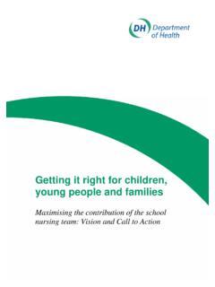 Getting it right for children, young people and families