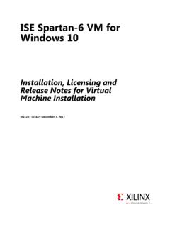 ISE Spartan-6 VM for Windows 10 - Xilinx