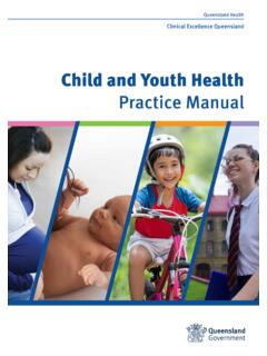 Queensland Health Child and Youth Health Practice Manual