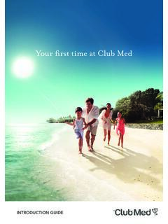 Your first time at Club Med