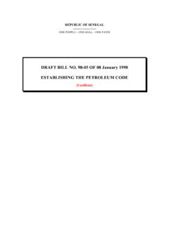 DRAFT BILL NO. 98-05 OF 08 January 1998 …