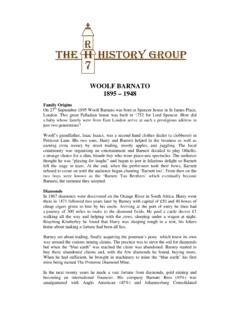WOOLF BARNATO 1895 – 1948 - RH7