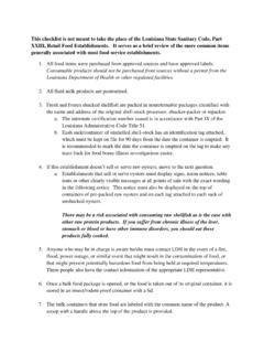 This checklist is not meant to take the place of the ...