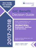 2017 -2018 GIC Benefit Decision Guide FOR …