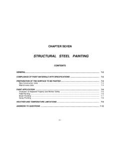 STRUCTURAL STEEL PAINTING - Florida Department of ...