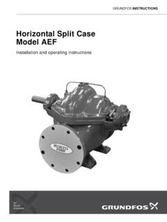 Horizontal Split Case Model AEF - Peerless Pump