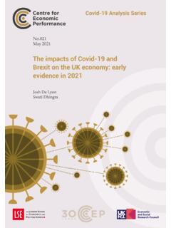 The impacts of Covid-19 and Brexit on the UK economy ...