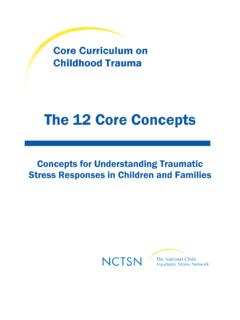 The 12 Core Concepts - nctsn.org