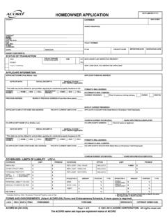 ACORD 0080 2013-09 - Free ACORD Forms