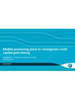 Mobile processing plant to reinvigorate small …