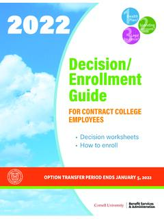 Decision/ Enrollment Guide - Cornell University
