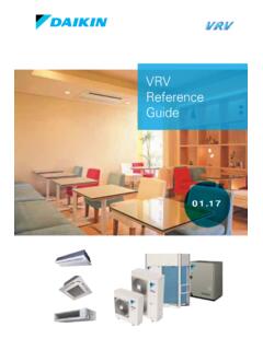 VRV Reference Guide - Daikin AC