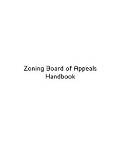 Zoning Board of Appeals Handbook - Michigan Municipal …
