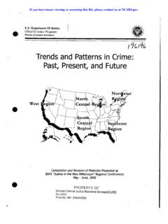 Trends and Patterns in Crime: Past, Present, and Future..